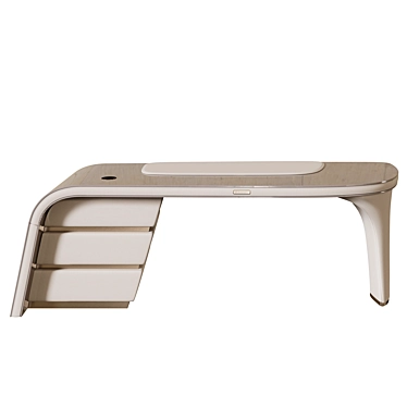 Luxury La Conca Designer Writing Desk 3D model image 1 