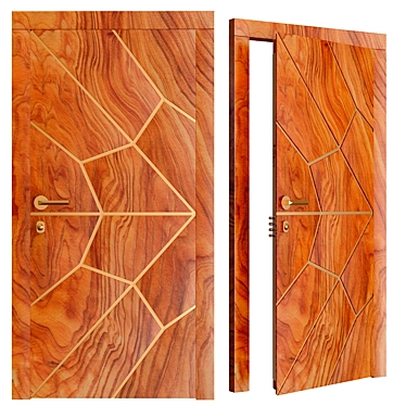 Contemporary Door | 1100x106.53x2109mm | 24,726 Polys 3D model image 1 