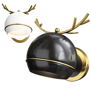 Elegant Wendy Wall Lamp 3D model image 1 