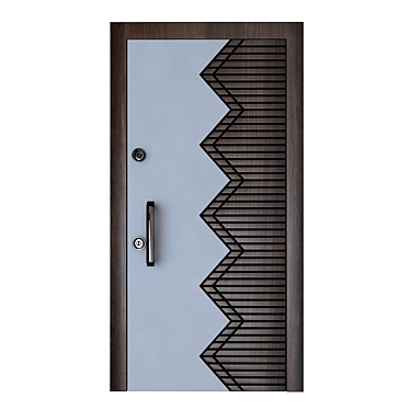 Modern Laminox Door: 1100 x 157.61 x 2101 MM 3D model image 1 