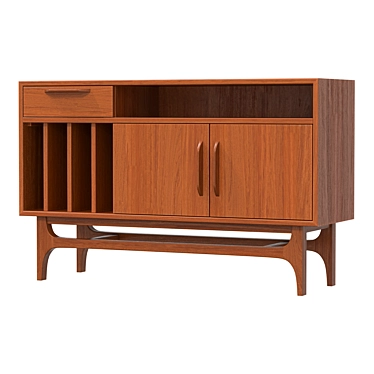 Larsen Vinyl Record Cabinet, 122.5*77*40 cm 3D model image 1 