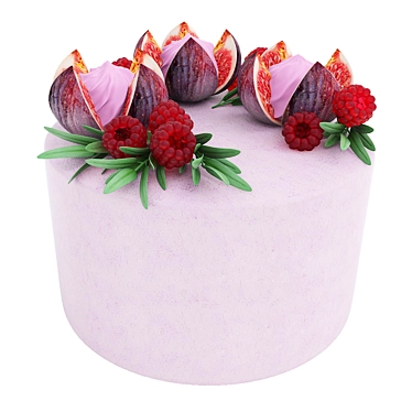 Modern 3D Cake Model Offered 3D model image 1 