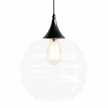 Elegant Venezia Hanging Lamp 3D model image 1 