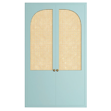 Modern Multifunctional Door Unit 3D model image 1 