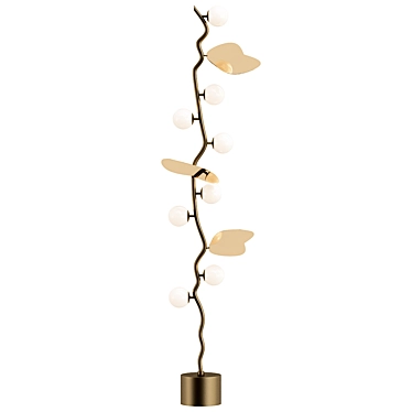 Modern Almond Floor Lamp 3D model image 1 