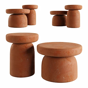 Modern Tototo Coffee Table Miniforms 3D model image 1 