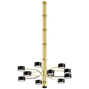 Elegant Modern Ceiling Lamp Taif 3D model image 1 