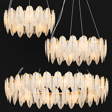 Elegant Loreley Virolight Lamps 3D model image 1 