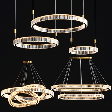 Elegant Bertolda Lighting Collection 3D model image 1 