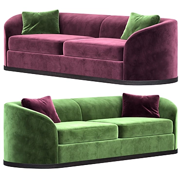 Elegant Anderson Sofa London 3D model image 1 