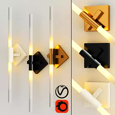 SPADA WALL 2013 Design Lamp 3D model image 1 