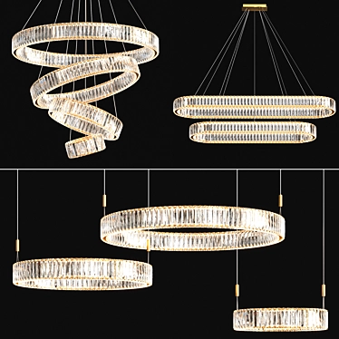 Bertolda Collection Pendant Light Fixture 3D model image 1 