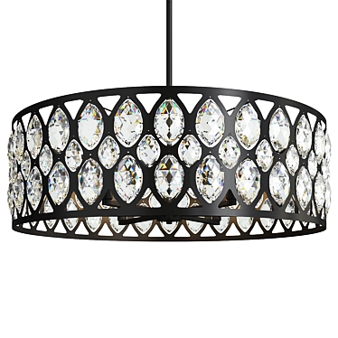 Dealey 8-Light Chandelier by Z-Lite 3D model image 1 