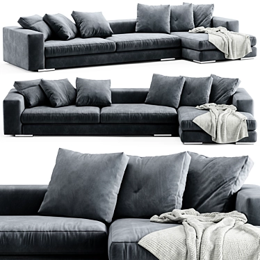 Modern Verzelloni Holden Corner Sofa 3D model image 1 