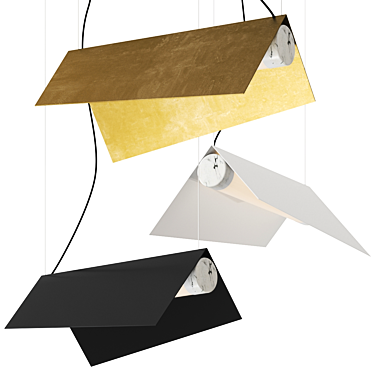 Luminous Clark Suspension Pendant Lamp 3D model image 1 