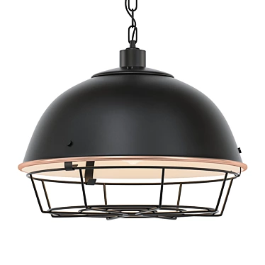 Industrial Vintage Pendant Lights 3D model image 1 