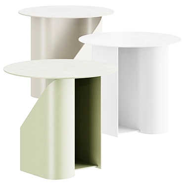 Modern Design Side Table 3D model image 1 