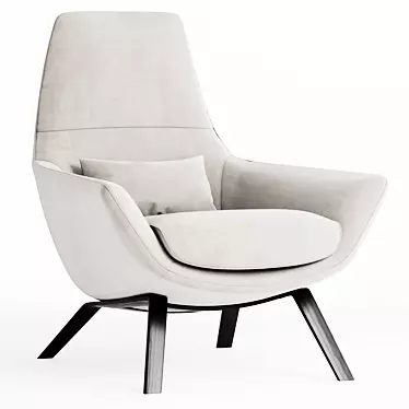 2015 Ermes Armchair 3D Model 3D model image 1 