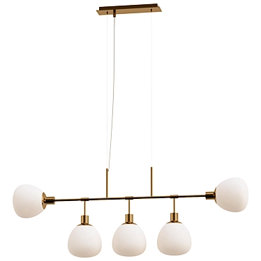 Erich Modernist Hanging Lamp 3D model image 1 