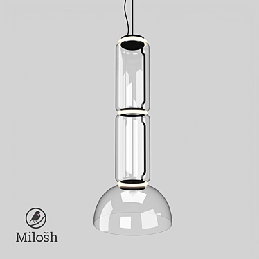 Milosh Tendence Pendant Light 3D model image 1 