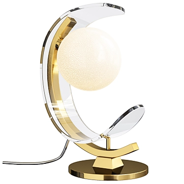 Sleek Modern Mitzi Table Lamp 3D model image 1 