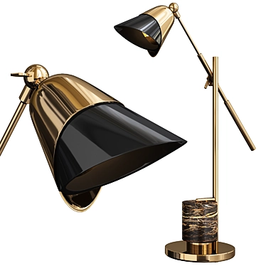 Sleek Modern Castro Table Lamp 3D model image 1 