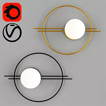 Modern Ceiling Lamp ESTA 2013 3D model image 1 