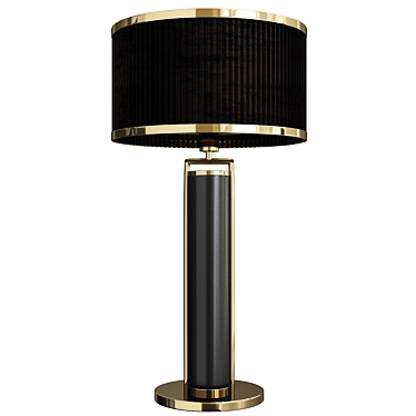 Sleek Bauhaus Table Lamp 3D model image 1 