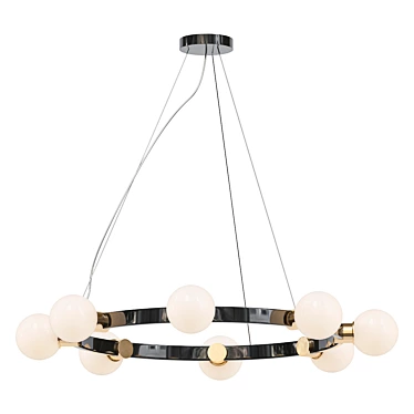 Minimalist Ring Chandelier FLAMB 3D model image 1 