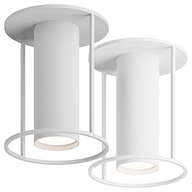 Minimalistic Chic Ceiling Fixture 3D model image 1 