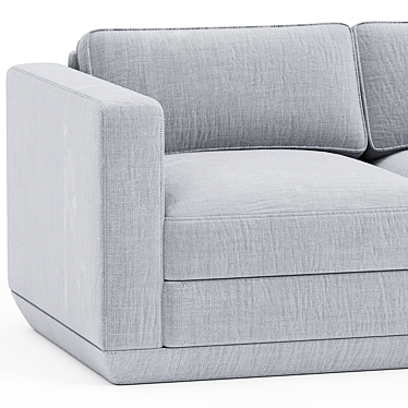 Modern Podium 2-Pc Sofa 3D model image 1 