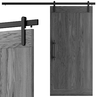 Sliding Doors Oden 3D model image 1 