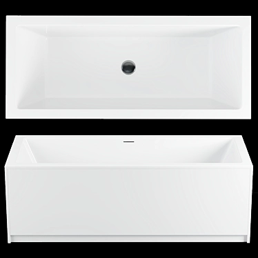 Riho Rething Cubic Bathtub 3D model image 1 