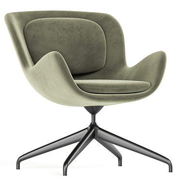 Modern Meghan Armchair 3D Model 3D model image 1 