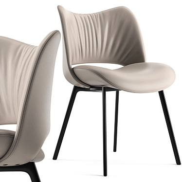 Elegant Poltrona Frau Chair with V-Ray 3D model image 1 