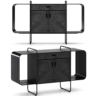 Modern Design Sideboard in Hi-Res 3D 3D model image 1 