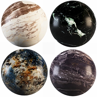 Marble Texture Collection Pack 3D model image 1 