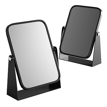 Illuminated Magnifying Cosmetic Mirror 3D model image 1 