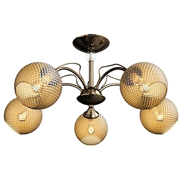 Modern Willow Pendant Light Fixture 3D model image 1 