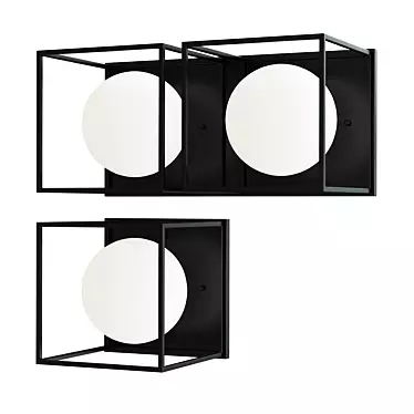 Modern Design ELINA Wall Lamp 3D model image 1 