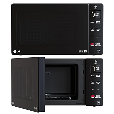 Smart Inverter Microwave Oven. 3D model image 1 