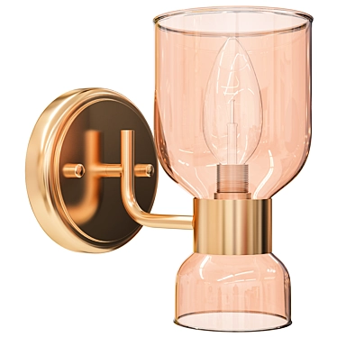 Freya Isla Wall Sconce Light 3D model image 1 