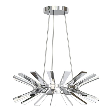 Modern Stainless Chandelier for Home 3D model image 1 