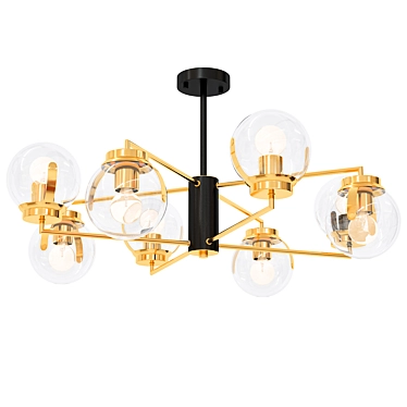 Eurosvet Creek Pendant Light 3D model image 1 