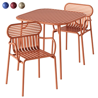 Week-end Petite Friture Garden Furniture 3D model image 1 