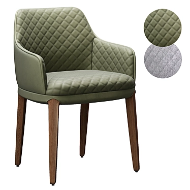 Modern Designer Sabien Armchair 3D model image 1 