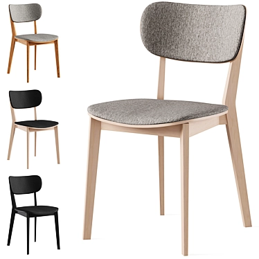  Scandinavian Kato Chair Collection 3D model image 1 
