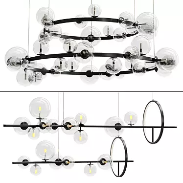 Modern Design IONA Lamps Collection 3D model image 1 