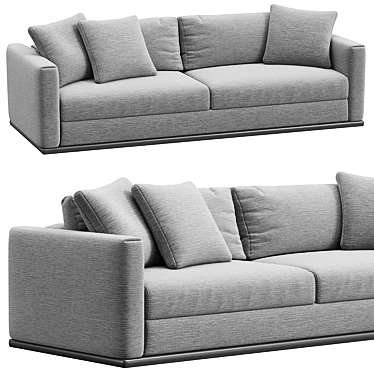 Modern Luxe Flexform Asolo Sofa 3D model image 1 