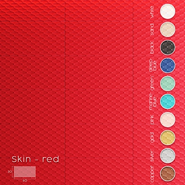 Lovetiles Genesis - Skin Tile 3D model image 1 